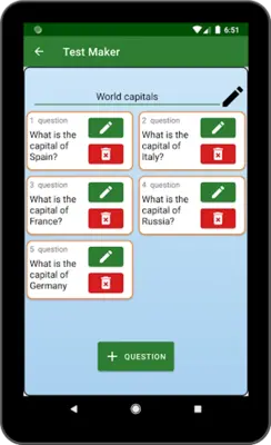Test Maker android App screenshot 1